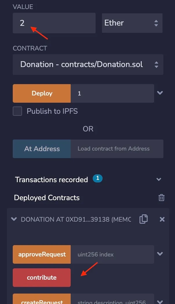 donation smart contract 7