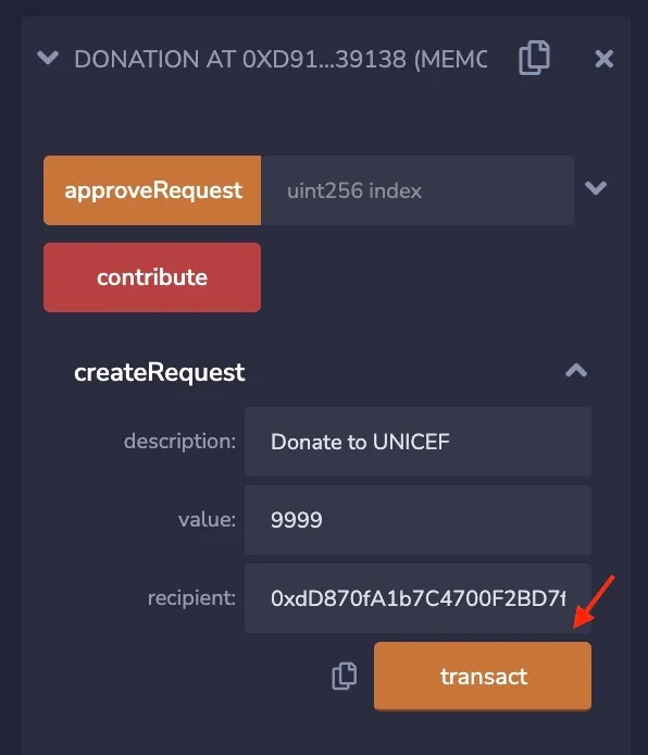 donation smart contract 8